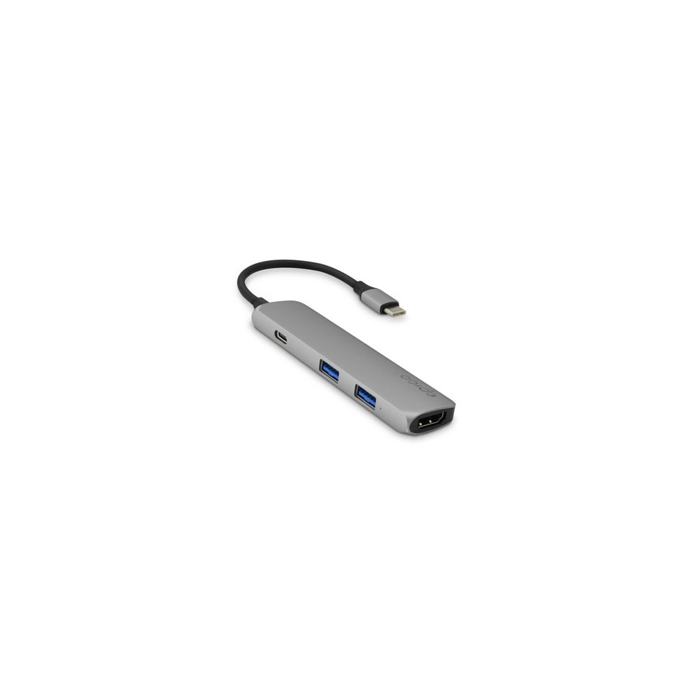 epico 9915111900012 base para portátil y replicador de puertos usb 3.2 gen 1 (3.1 gen 1) type-c negro, gris
