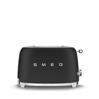 smeg tsf01blmeu tostadora 6 2 rebanada(s) 950 w negro, acero inoxidable