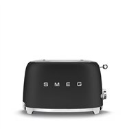 smeg tsf01blmeu tostadora 6 2 rebanada(s) 950 w negro, acero inoxidable