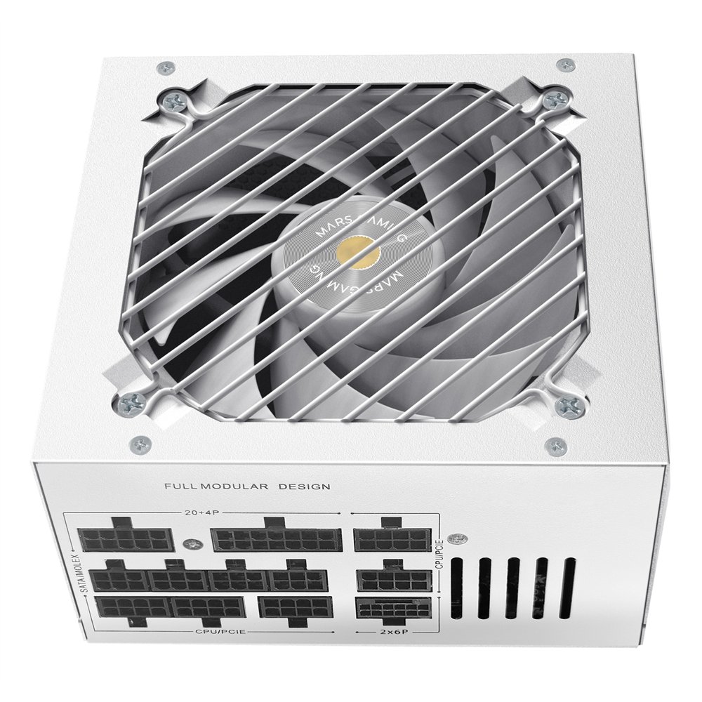 mars gaming mpb1000simw unidad de fuente de alimentación 1000 w 24-pin atx atx blanco