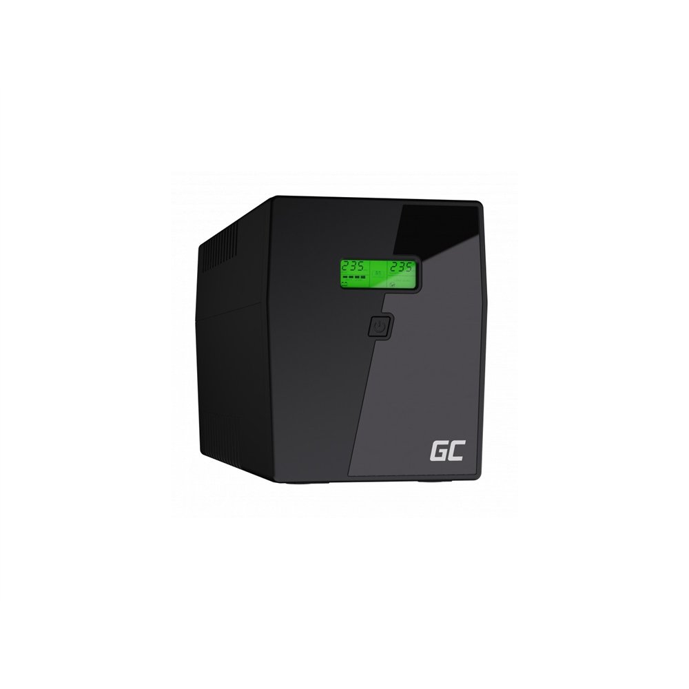 green cell ups05 sistema de alimentación ininterrumpida (ups) línea interactiva 3 kva 1200 w 5 salidas ac