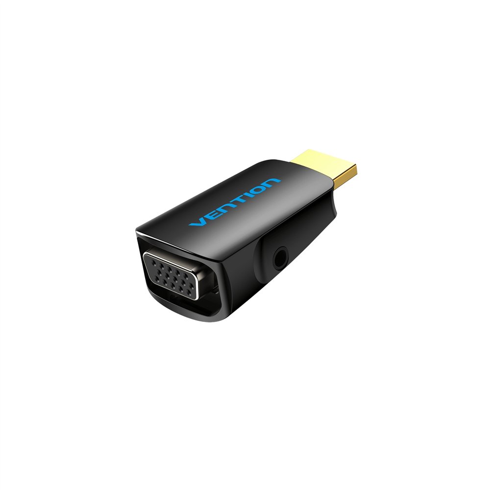 vention adaptador conversor aidb0/ hdmi macho a vga hembra/ audio jack 3.5mm