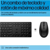 hp conjunto de teclado y ratón inalámbricos 655