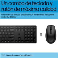 hp conjunto de teclado y ratón inalámbricos 655