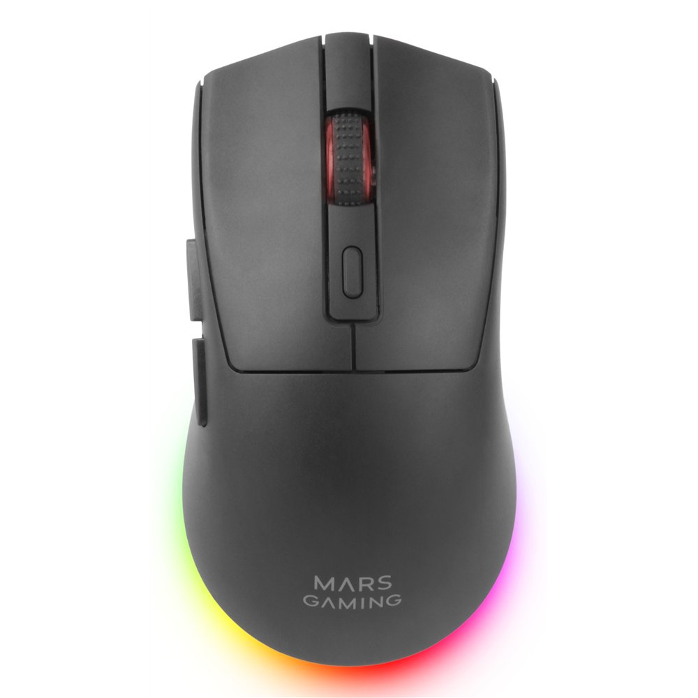 mars gaming mm-t3 ratón juego mano derecha rf wireless + bluetooth + usb type-a óptico 14400 dpi