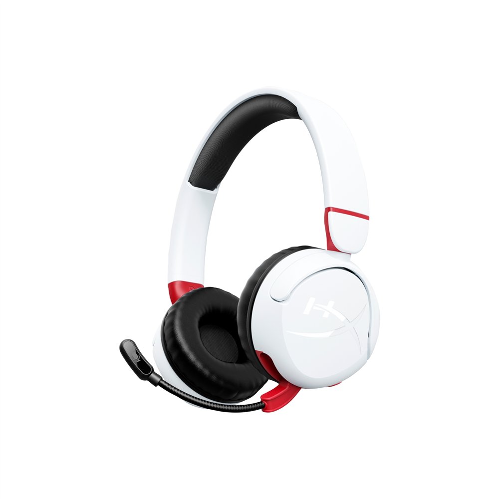 hyperx cloud mini: auriculares gaming inalámbricos (blanco)