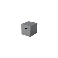 esselte 628289 caja de almacenaje rectangular cartón gris