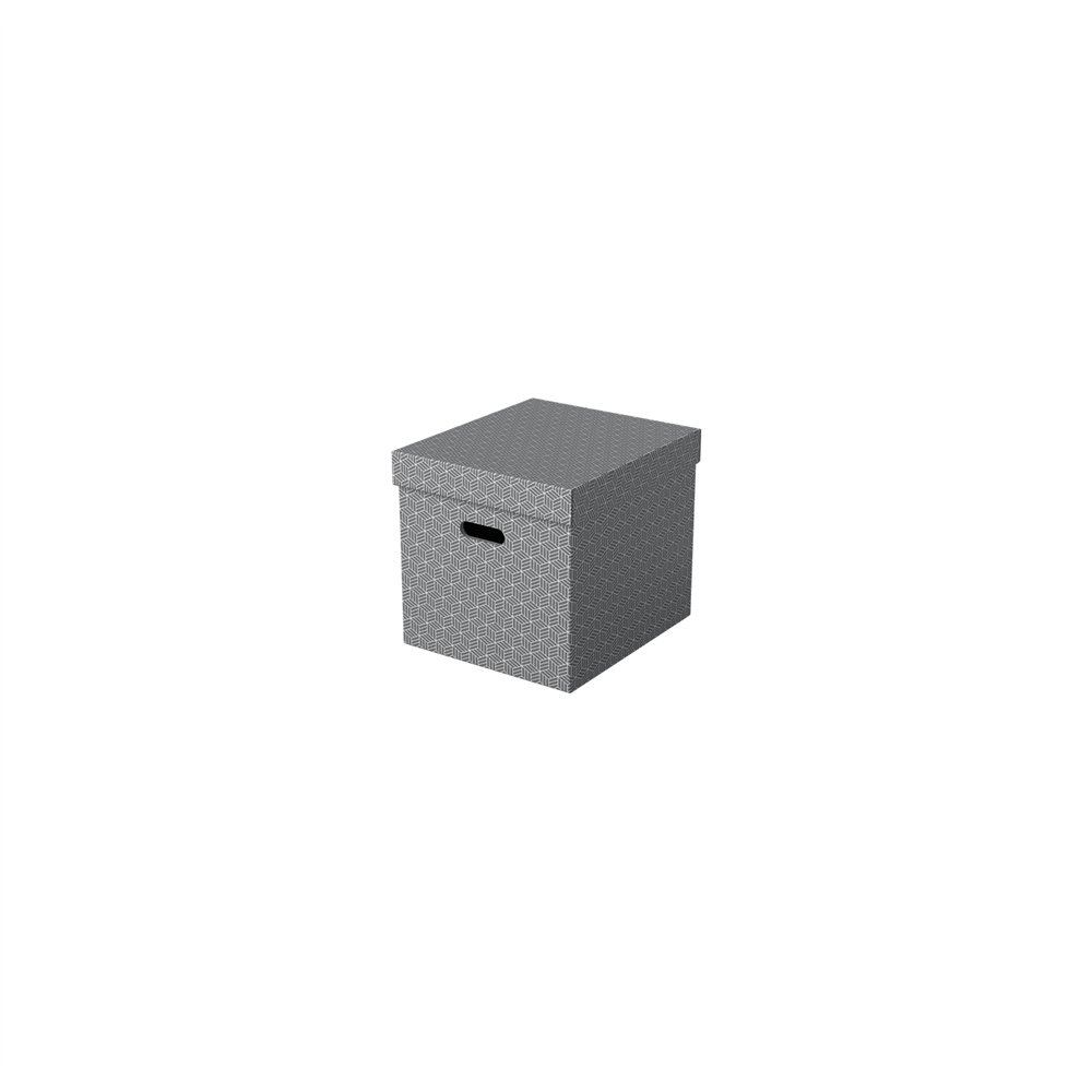 esselte 628289 caja de almacenaje rectangular cartón gris