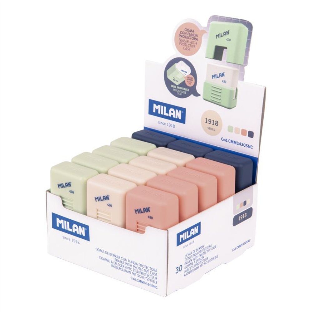 milan cmms430snc goma caucho beige, azul, verde, rosa 30 pieza(s)