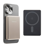 intenso batería externa magnética mw10000 10000 mah – compatible con magsafe, carga inalámbrica 15w, usb-c pd 20w, para iphone y
