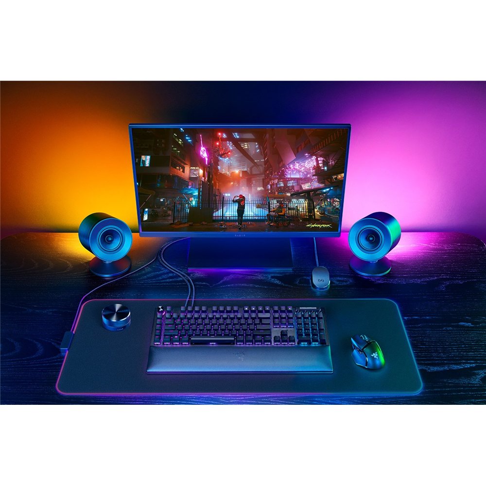 razer nommo v2 pro rango completo negro inalámbrico y alámbrico