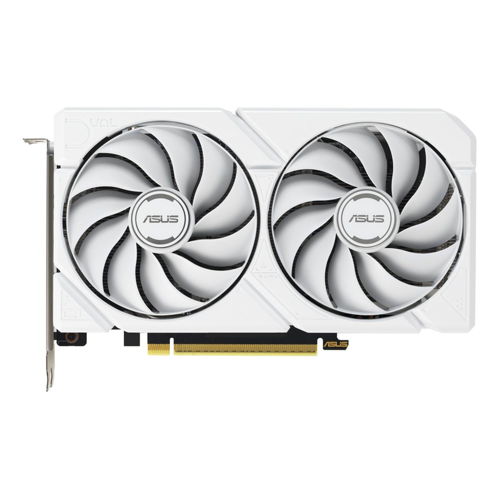 asus dual -rx9060xt-16g-white amd radeon rx 9060 xt 16 gb gddr6