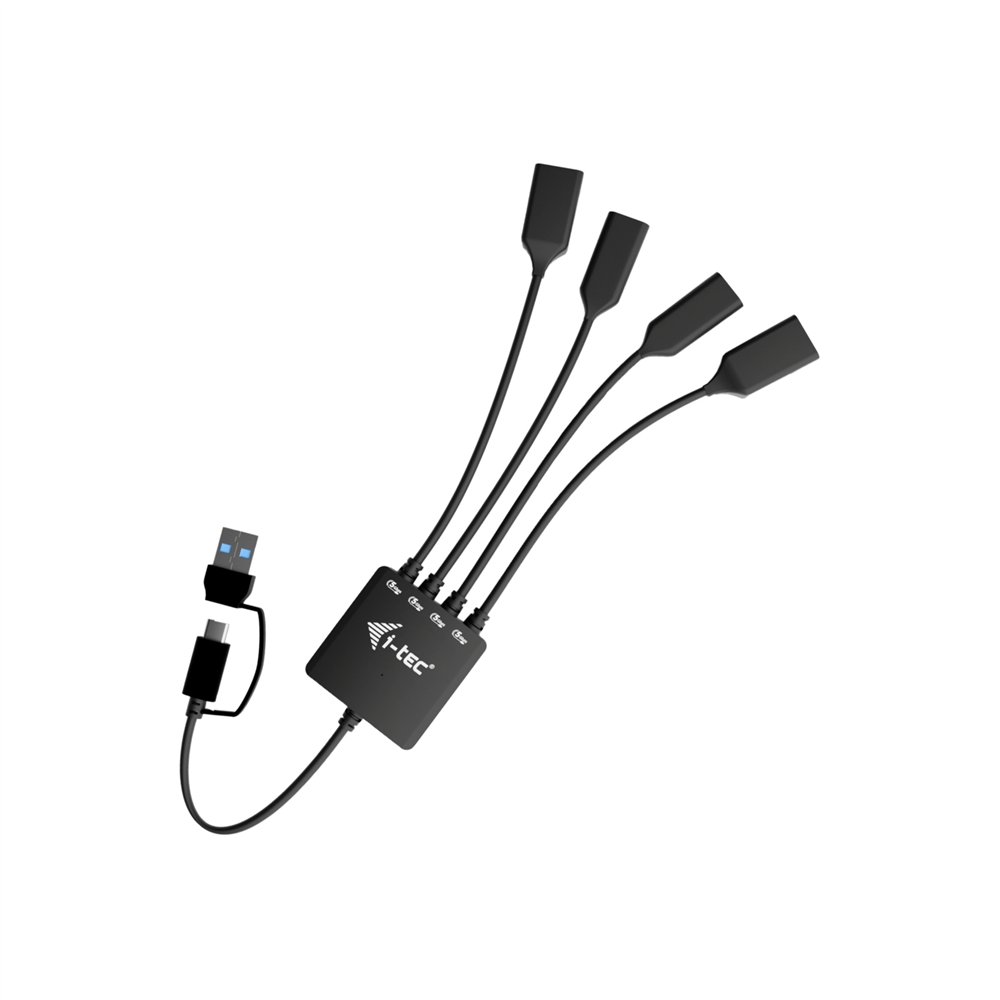 i-tec usb-c/usb-a cable hub 4 port (2x usb-c, 2x usb-a)