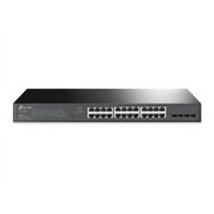 switch tp-link 24xrj45 4xsfp poe+ 1u negro (tl-sg2428p)
