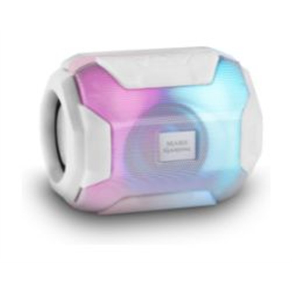 altavoz mars gaming 10w musb bt 5.0 blanco (msbaxw)