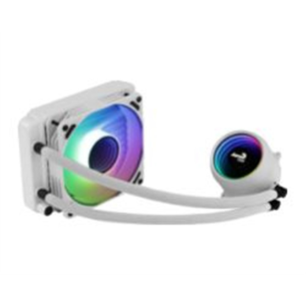 ref. líq. cpu aerocool 120mm rgb blanca (miragel120w)