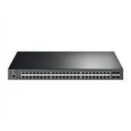 switch tp-link 48xrj45 4xsfp poe rack negro(tl-sg3452p)