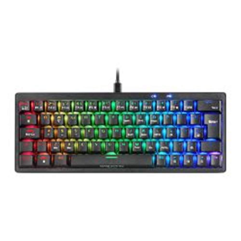 teclado mars gaming rgb usb-c negro (mkminiproyes)