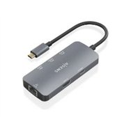dock aisens usb-c a hdmi/usb/pd gris (asuc-6p019-gr)