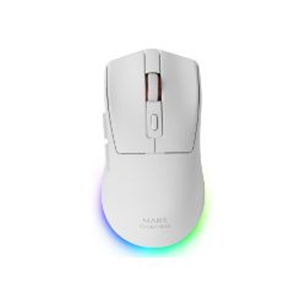 ratón mars gaming rf wireless bt 14400dpi blanco(mmt3w)