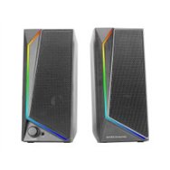 altavoces mars gaming 2.0 15w rgb 3.5mm negro (ms72)