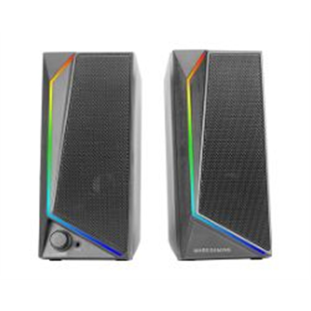 altavoces mars gaming 2.0 15w rgb 3.5mm negro (ms72)
