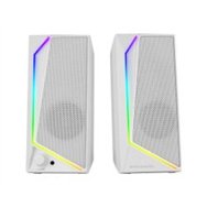 altavoces mars gaming 2.0 15w rgb 3.5mm blancos (ms72w)