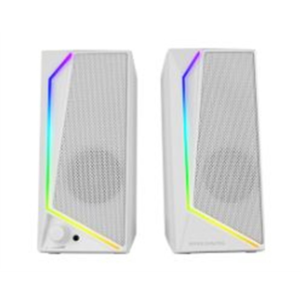 altavoces mars gaming 2.0 15w rgb 3.5mm blancos (ms72w)