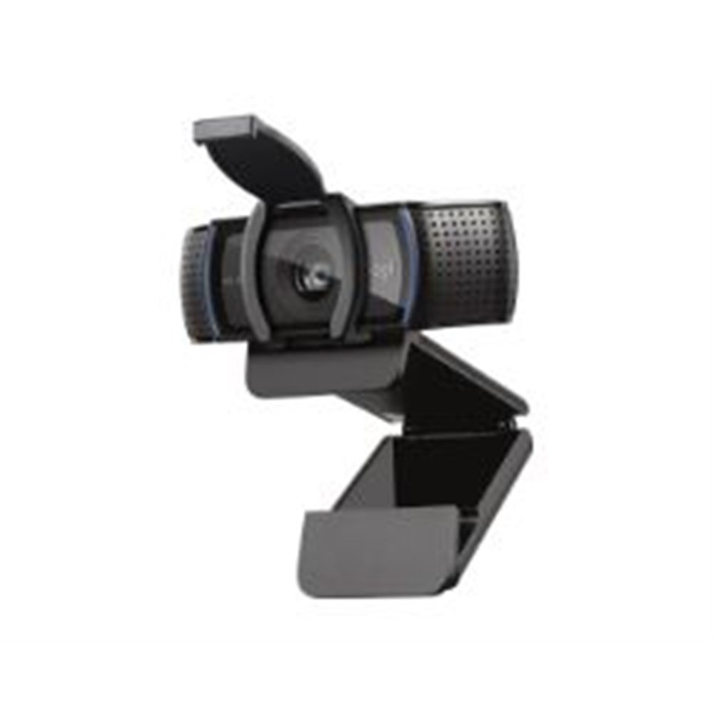 webcam logitech c920s fhd usb micro negra (960-001252)