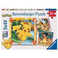 puzzle pokemon 3x49pzs