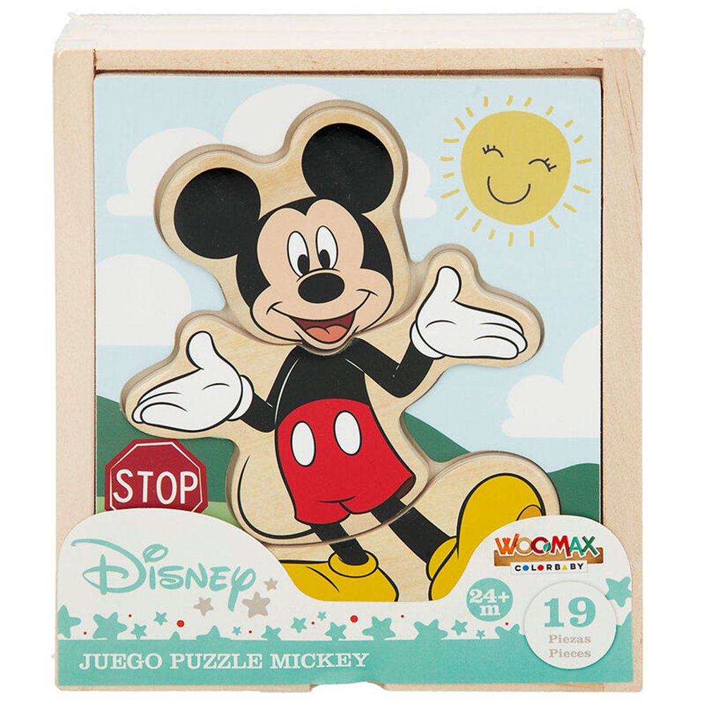 puzzle madera mickey disney