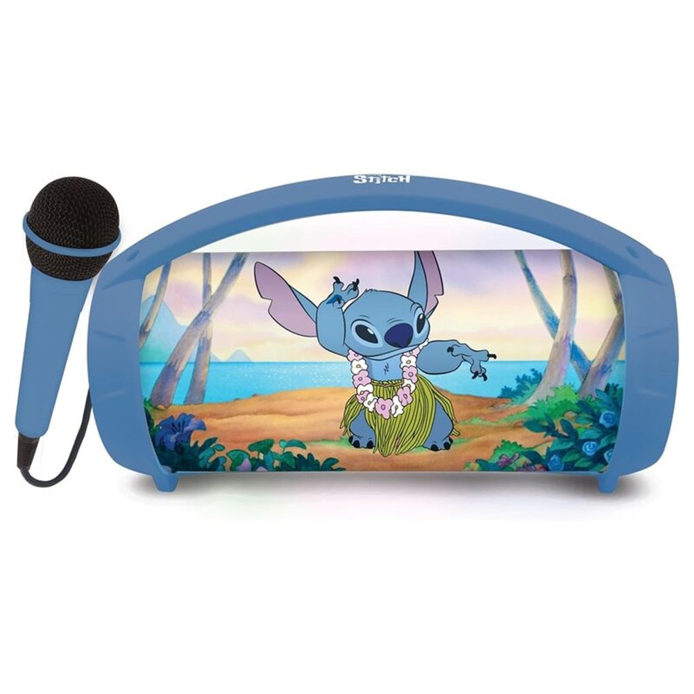 altavoz con microfono bluetooth stitch disney