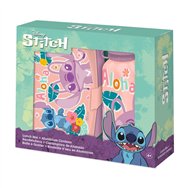 cantimplora aluminio + sandwichera stitch disney 500ml