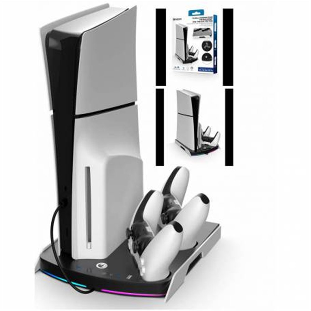 Slim) kit base+carga (pro - PS5