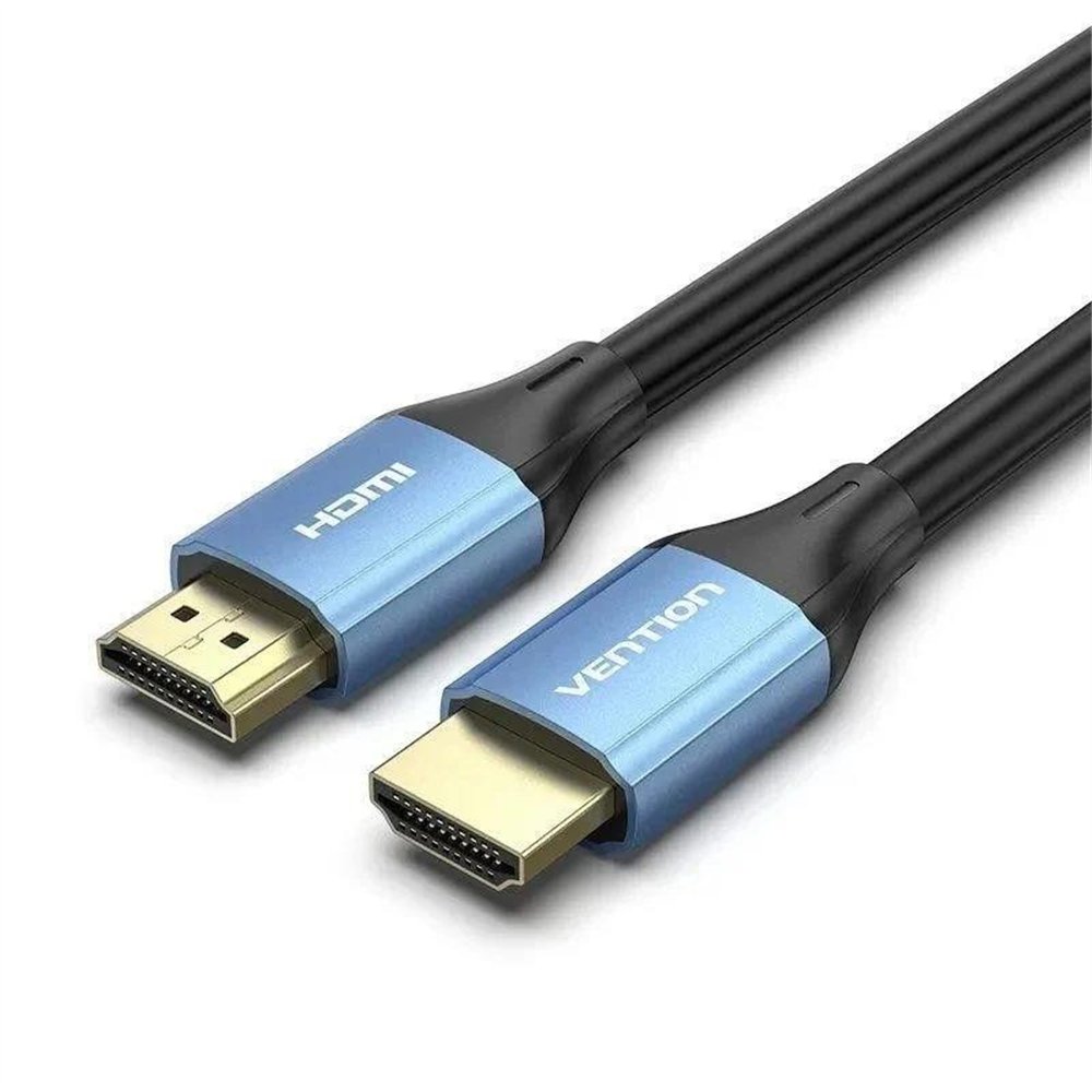 cable hdmi 2.0 4k vention hdmi/m - hdmi/m 3m black/blue