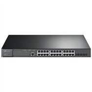 switch tp-link 24 puertos gigabit poe+ 4 puertos 10ge sfp+ l2+
