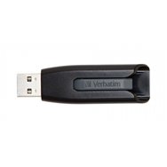 memoria usb verbatim v3 - unidad usb 3.0 256 gb - negro 49168