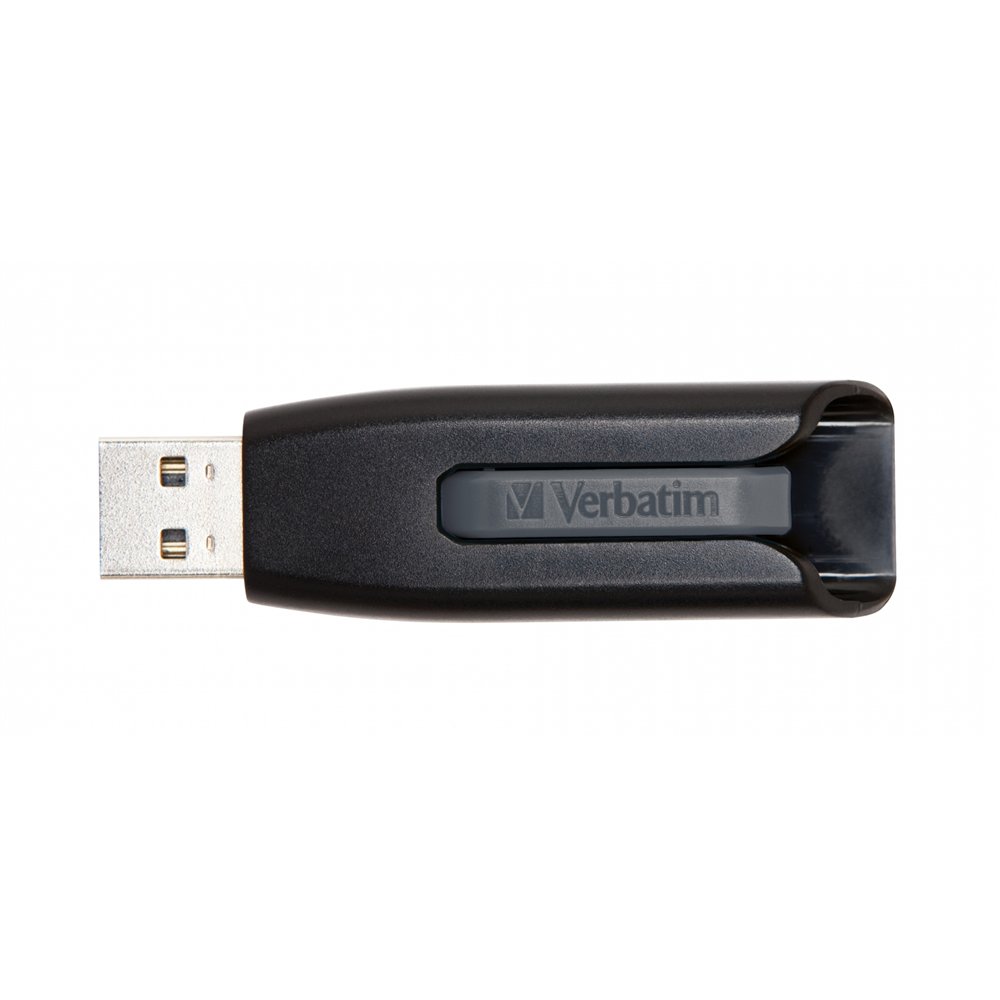 memoria usb verbatim v3 - unidad usb 3.0 256 gb - negro 49168