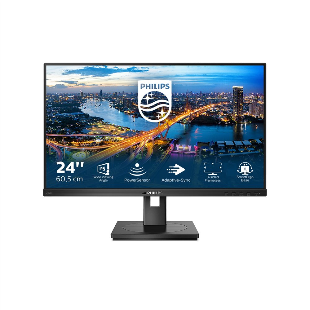monitor philips b line 242b1/00 led display 60,5 cm 23.8p 242b1/00