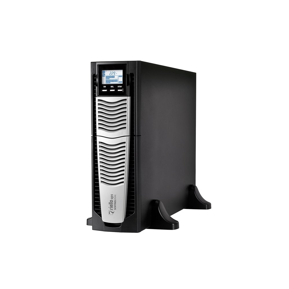 riello sentinel dual doble conversión (en lí­nea) 4 kva 3600 w 3 salidas ac 3u negro