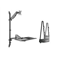 equip 650170 soporte y montura para estación de trabajo/pc todo en uno 8 kg negro 43,2 cm (17") 81,3 cm (32")