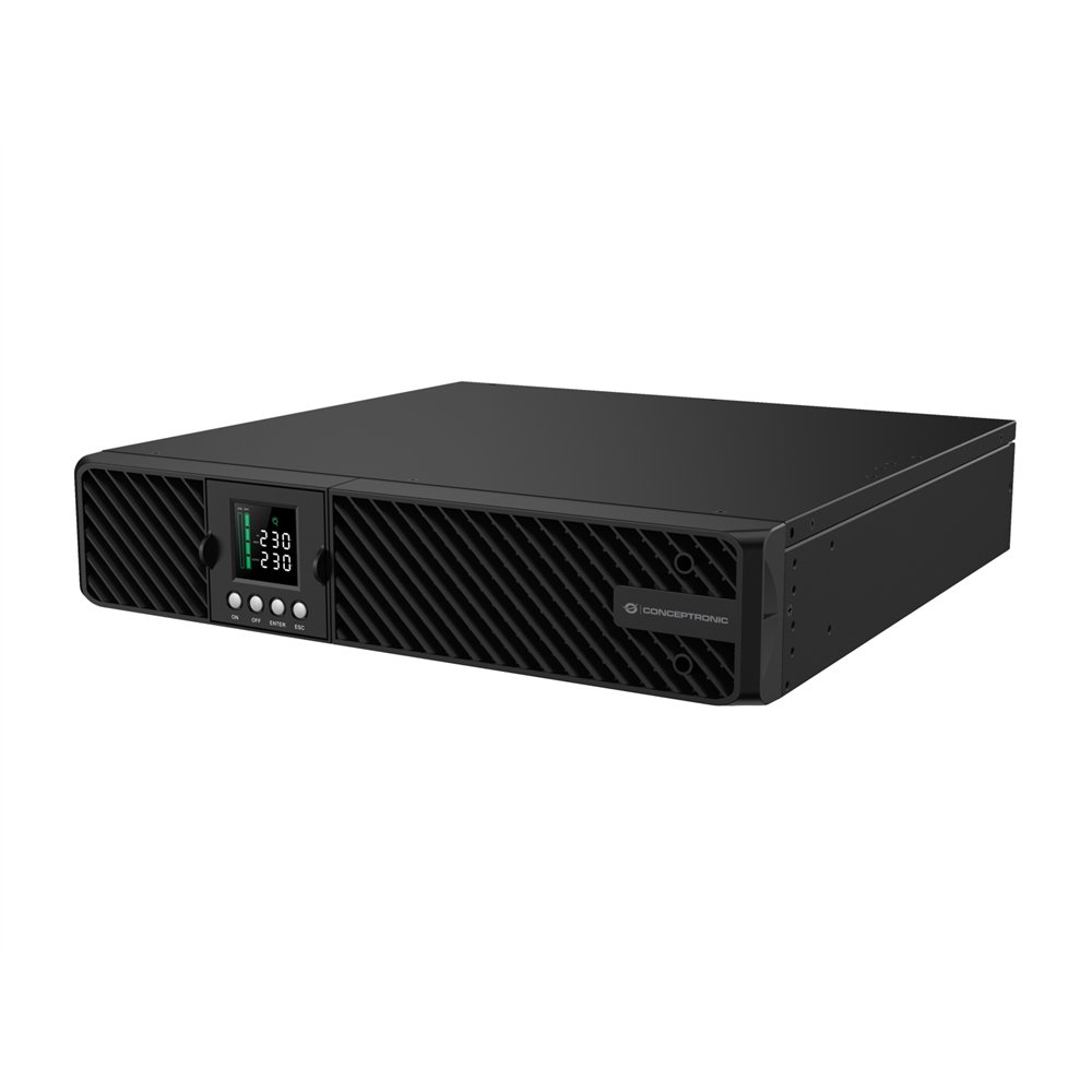 conceptronic zeus51e3k sistema de alimentación ininterrumpida (ups) doble conversión (en línea) 3 kva 3000 w 9 salidas ac