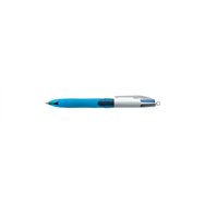 bic 4 colours grip negro, azul, verde, rojo bolígrafo de punta retráctil con pulsador medio 12 pieza(s)