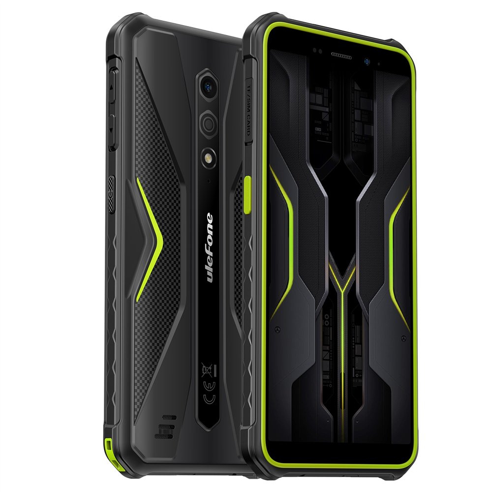 ulefone armor x12 pro 4/64gb negro, verde smartphone