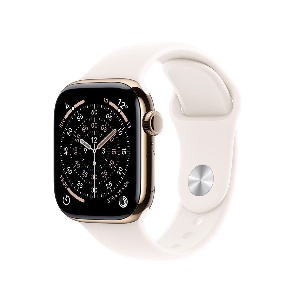 apple watch series 11 oled 46 mm digital 416 x 496 pixeles pantalla táctil 5g titanio wifi gps (satélite)
