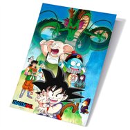 poster 3d shenron and heroes dragon ball super