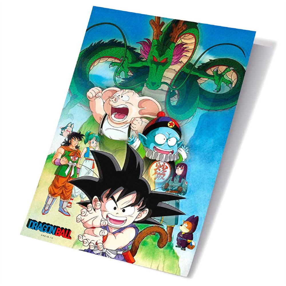 poster 3d shenron and heroes dragon ball super
