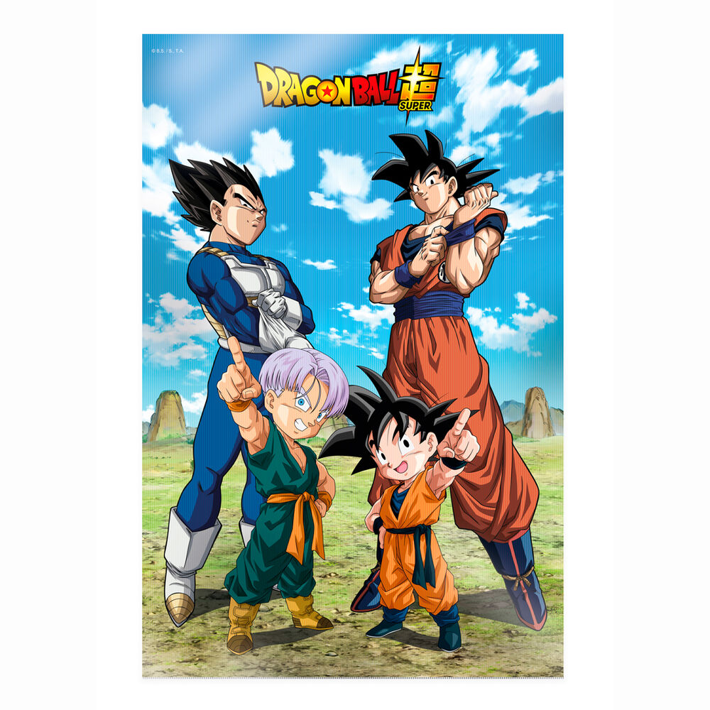 poster 3d batalla de dioses dragon ball super