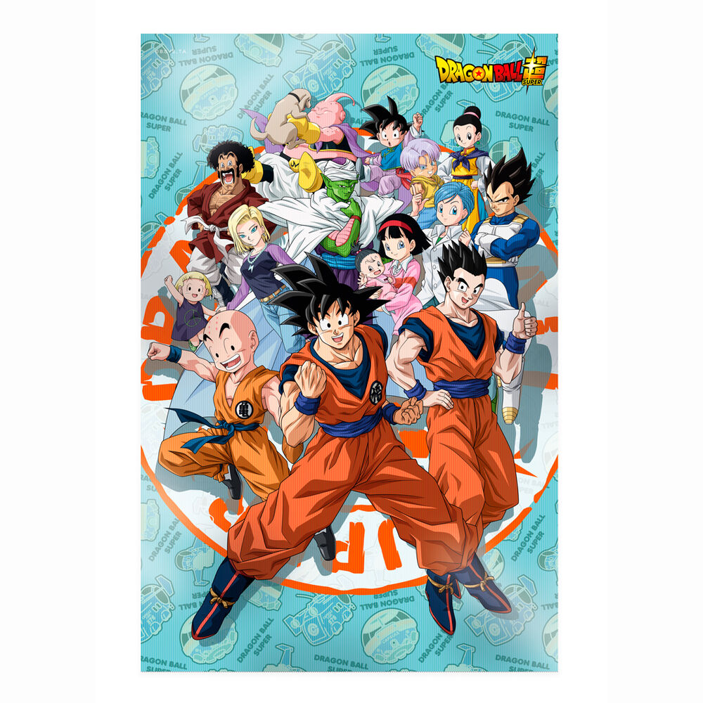 poster 3d supervivencia del universo dragon ball super