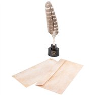 blister boligrafo pluma + cartas harry potter